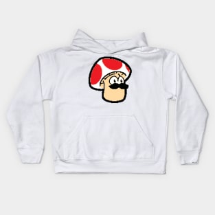 ShroomDood (Pixel/White) Kids Hoodie